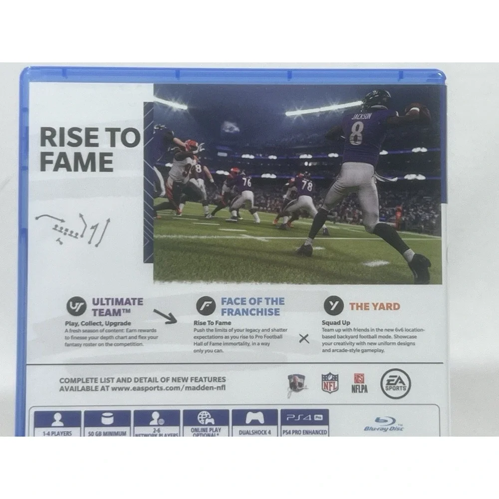 Madden NFL 21 PS4 Football Game Complete Tested Retro Toycore Sports Classic